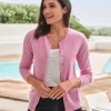 Cashmere Crew Neck Cardigan^Pure Collection Fashion