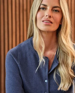 Cashmere Crew Neck Cardigan^Pure Collection Clearance