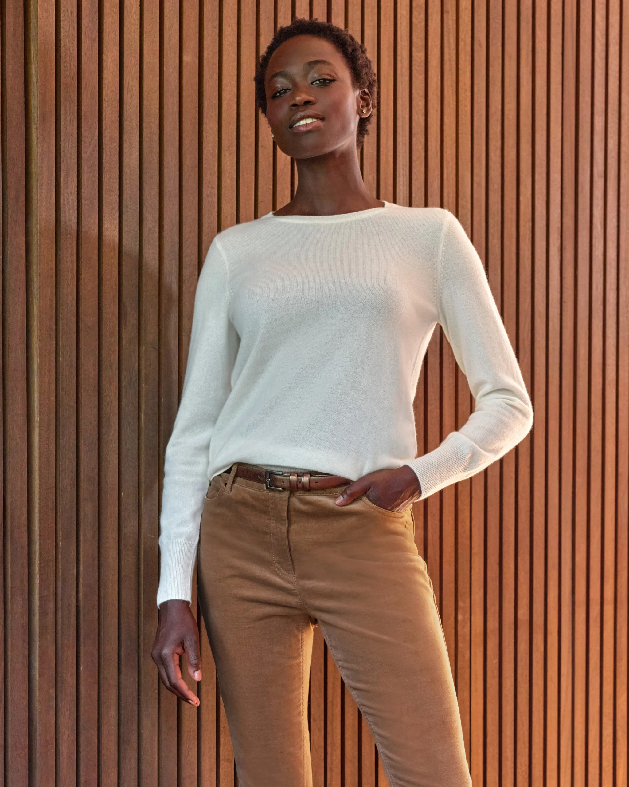 Cashmere Crew Neck Sweater^Pure Collection Discount