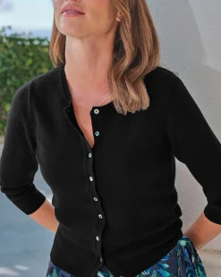 Cashmere Cropped Cardigan^Pure Collection Fashion