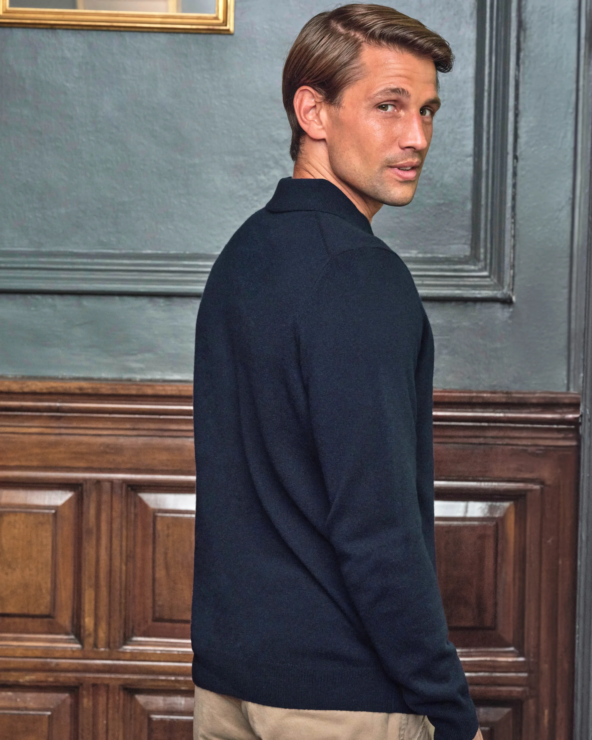 Cashmere Polo Shirt^Pure Collection Hot