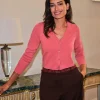 Cashmere V Neck Cardigan^Pure Collection Online