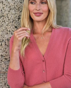 Cashmere V Neck Cardigan^Pure Collection Hot