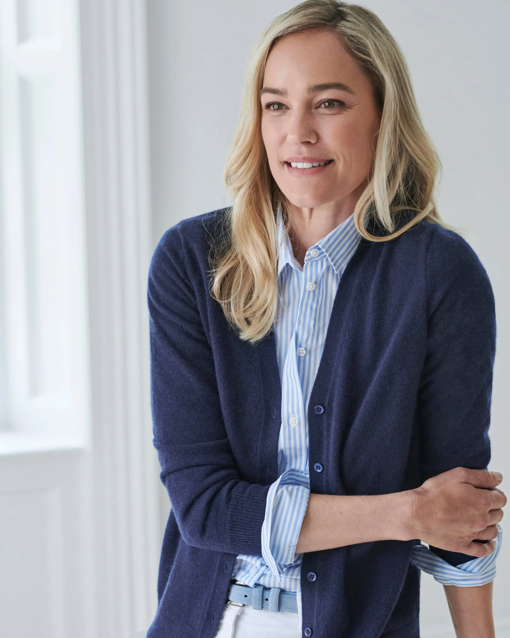 Cashmere V Neck Cardigan^Pure Collection Sale