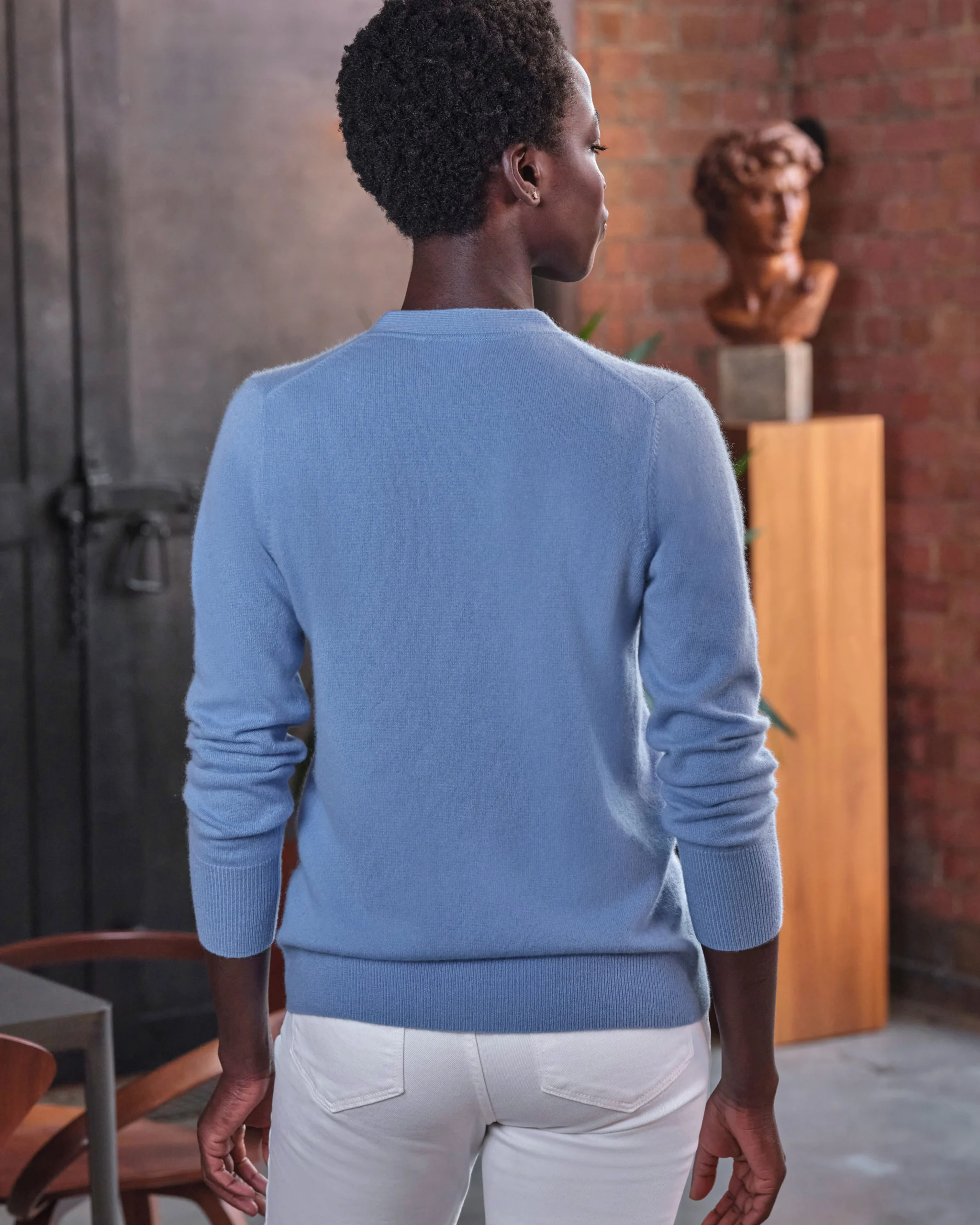 Cashmere V Neck Cardigan^Pure Collection Clearance