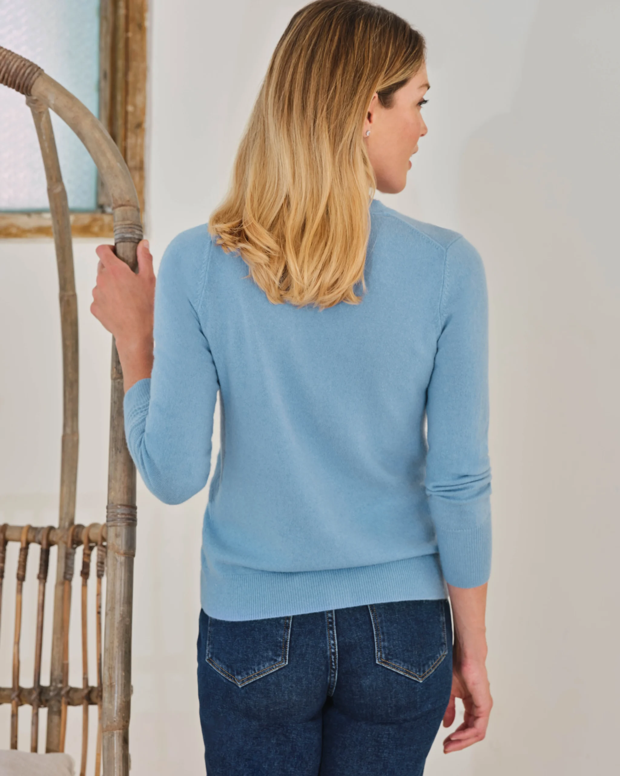 Cashmere V Neck Cardigan^Pure Collection Sale