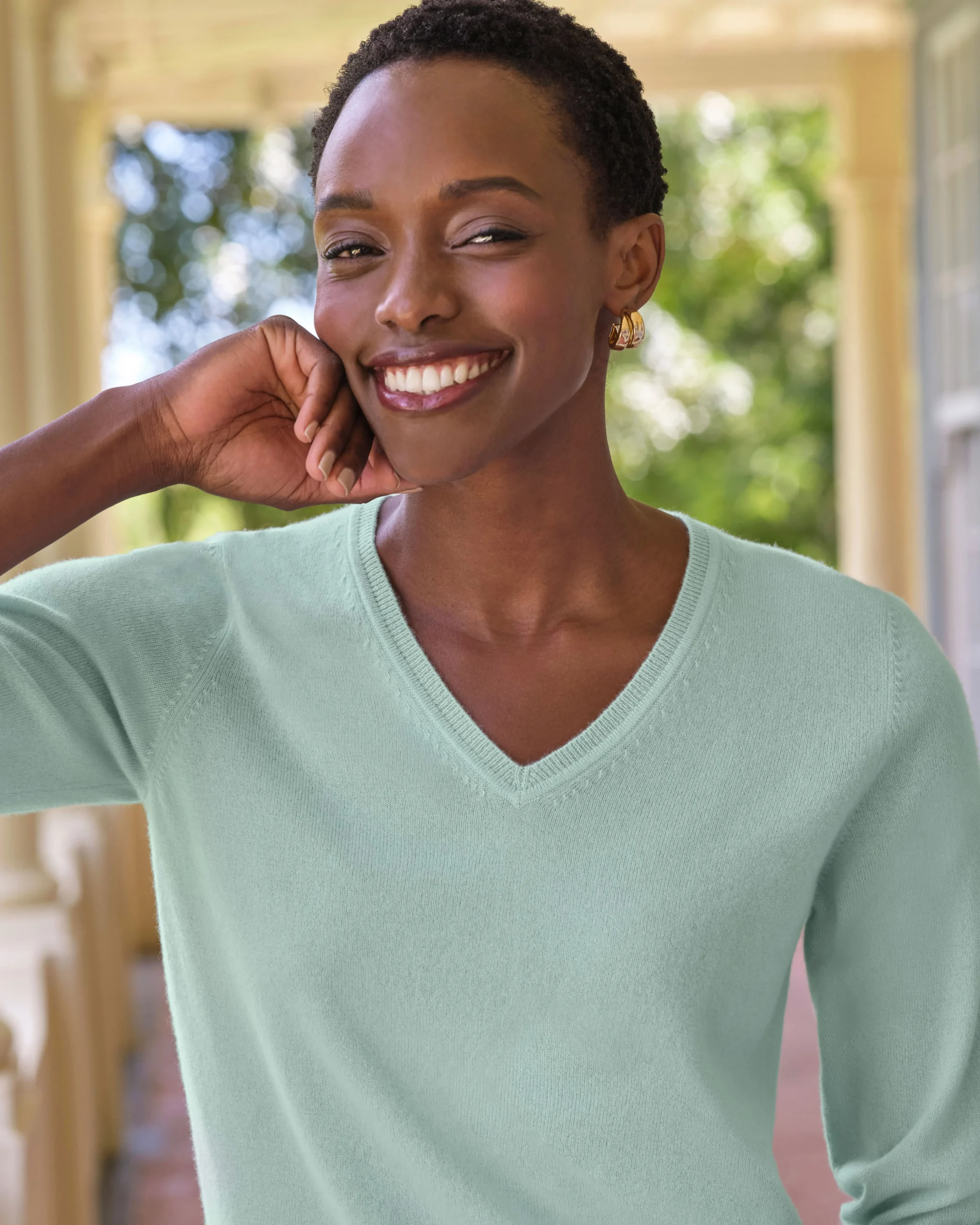 Cashmere V Neck Sweater^Pure Collection Outlet