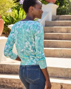 Cotton Linen Printed Sweater^Pure Collection Fashion