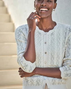 Cotton Pearl Cardigan^Pure Collection Hot