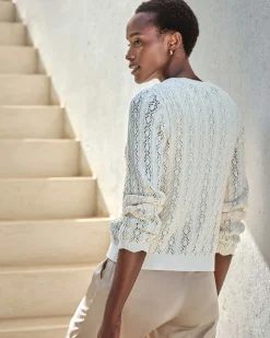 Cotton Pearl Cardigan^Pure Collection Hot