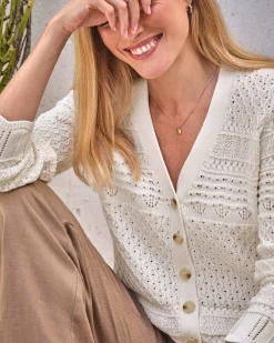 Cotton Pretty Lace Cardigan^Pure Collection New