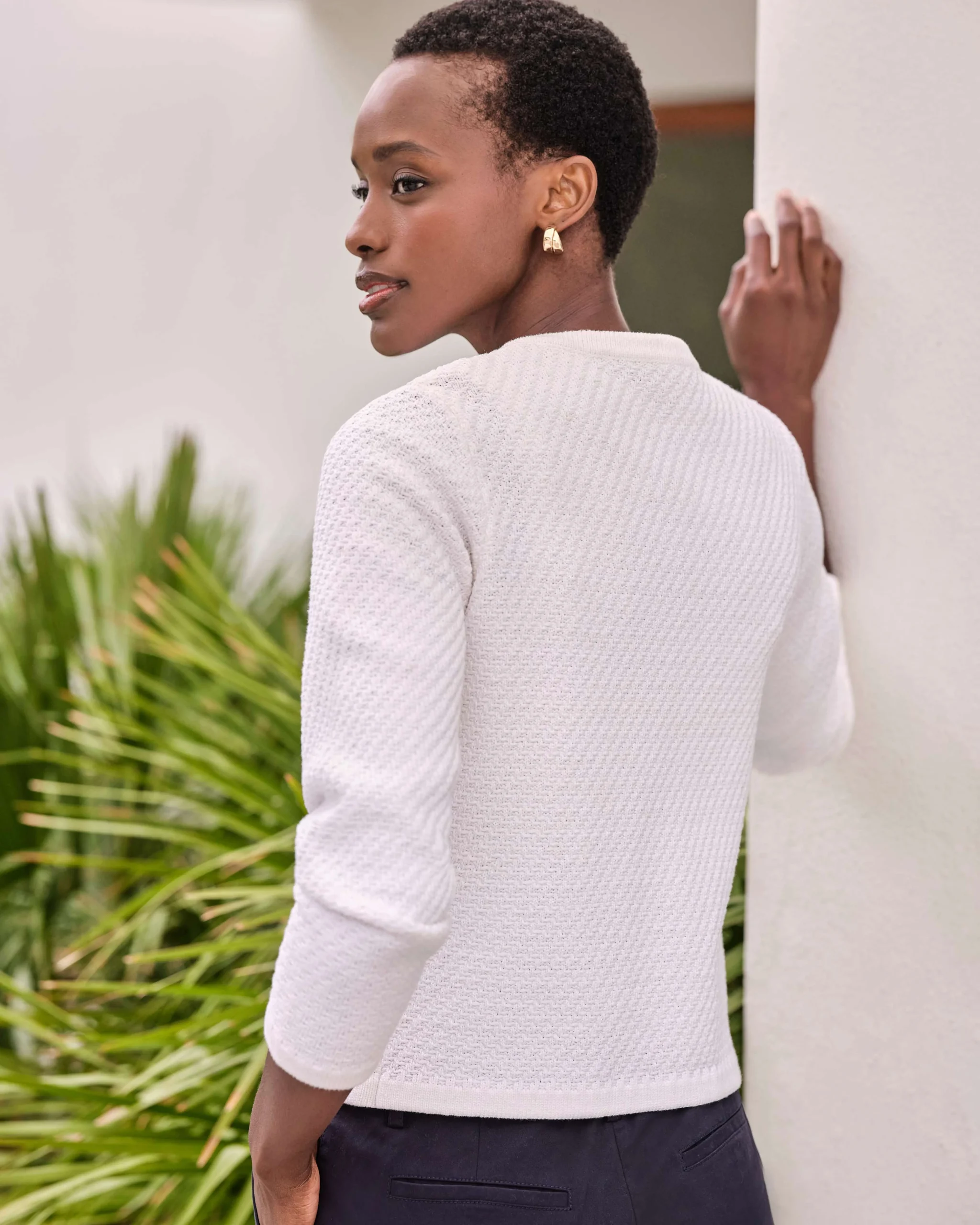 Cotton Twist Textured Jacket^Pure Collection Outlet