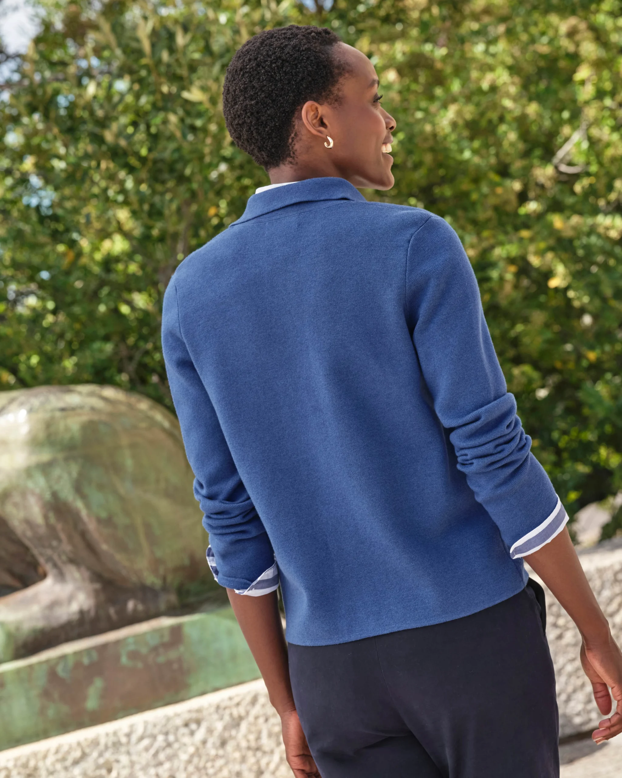 Cotton Wool Blend Milano Jacket^Pure Collection Fashion