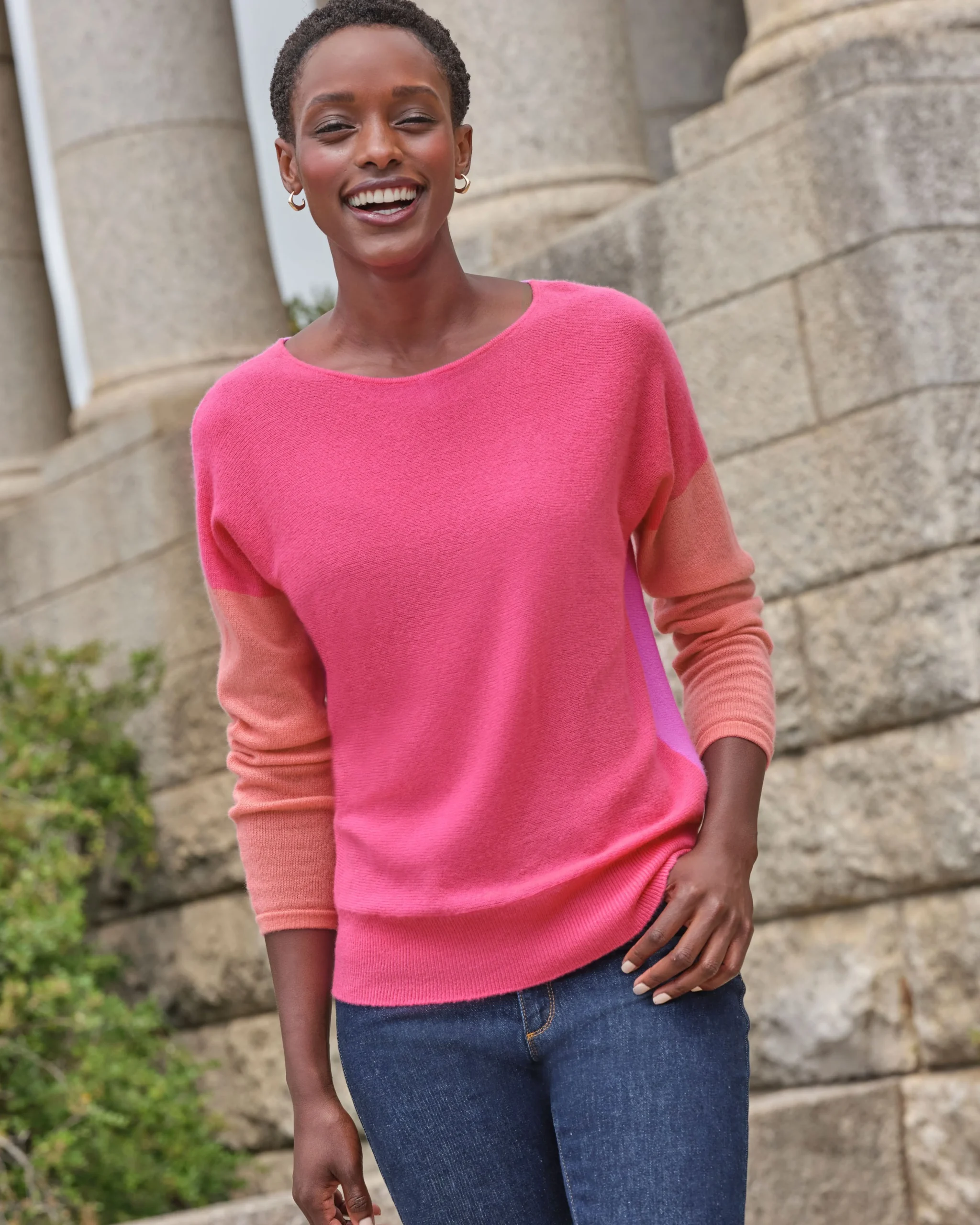 Gassato Cashmere Colour Block Sweater^Pure Collection Discount