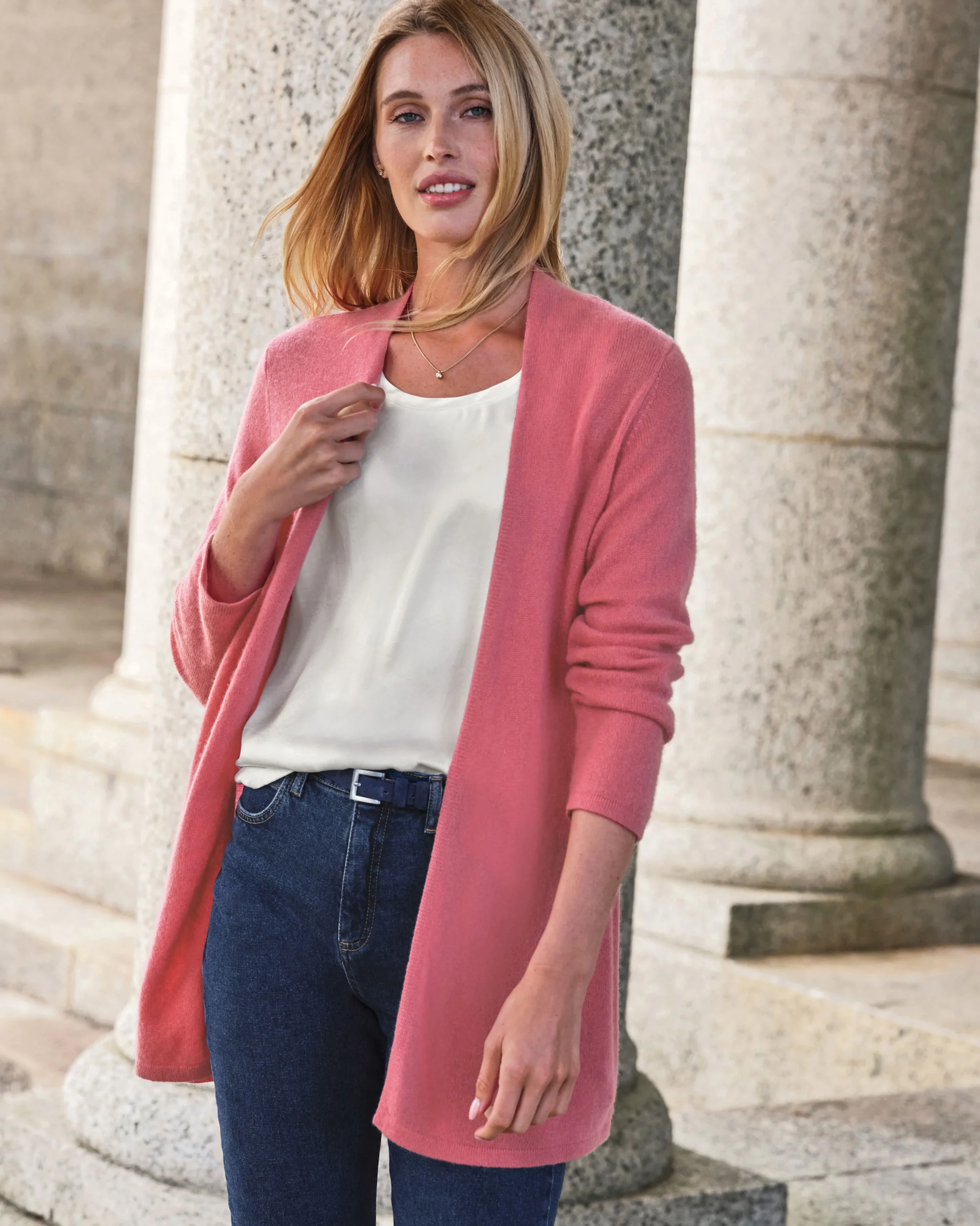 Gassato Lightweight Cashmere Swing Cardigan^Pure Collection Online