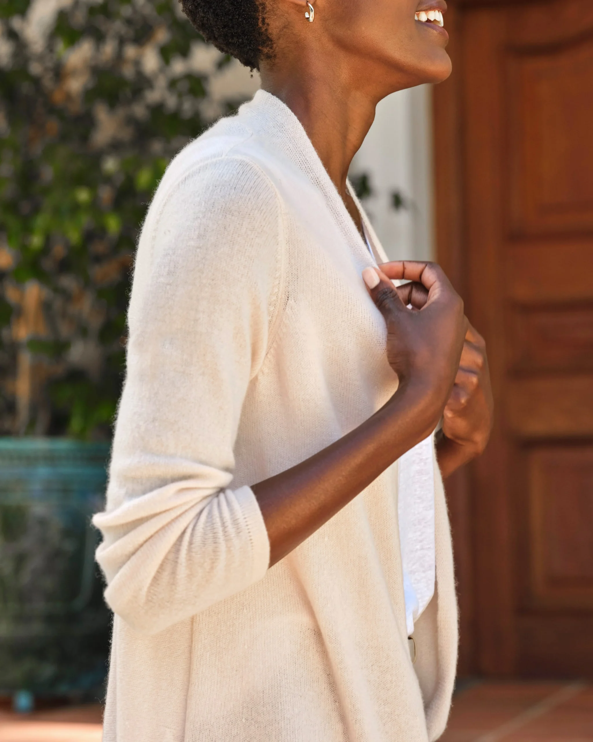 Gassato Lightweight Cashmere Swing Cardigan^Pure Collection New