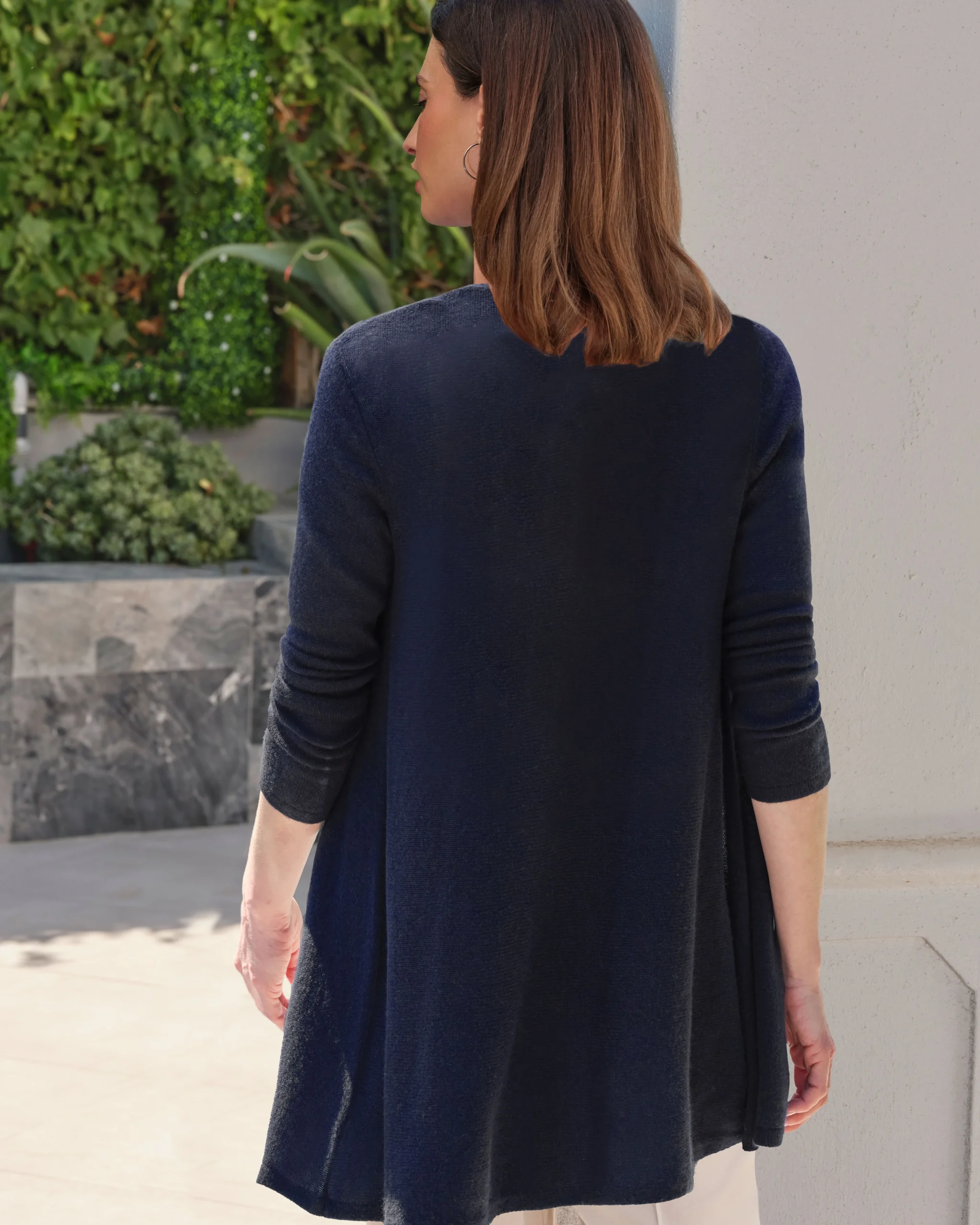 Gassato Lightweight Cashmere Swing Cardigan^Pure Collection New