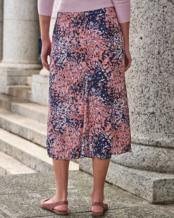 Godet Bias Skirt^Pure Collection Hot