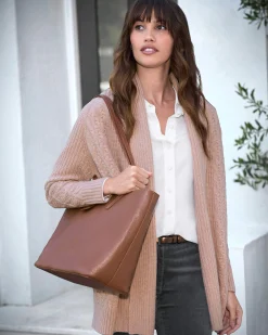 Leather Tote Bag^Pure Collection Outlet