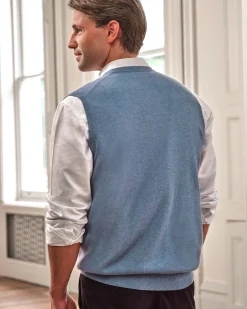Mens Cashmere Slipover^Pure Collection New
