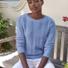 Merino Cashmere Fan Stitch Sweater^Pure Collection Discount