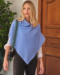 Organic Cashmere Gassato Poncho^Pure Collection Best