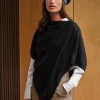 Organic Cashmere Gassato Poncho^Pure Collection Outlet