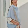 Organic Cashmere Gassato Poncho^Pure Collection Sale