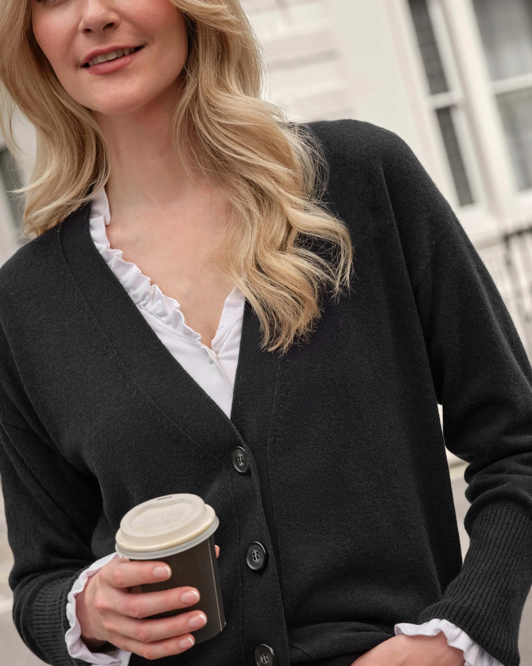 Pure Cashmere Boyfriend Cardigan^Pure Collection Hot