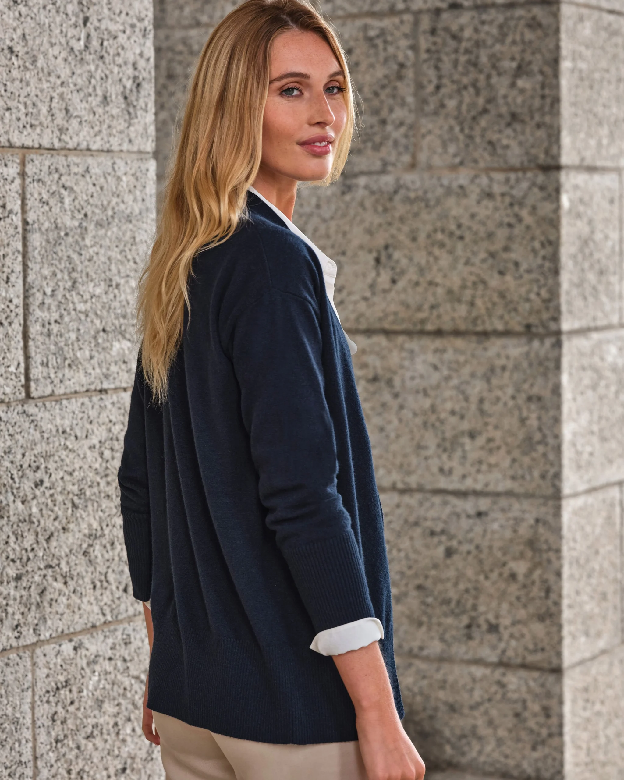 Pure Cashmere Boyfriend Cardigan^Pure Collection Sale