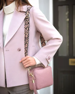 Soft Leather Bag With Tassel^Pure Collection Hot