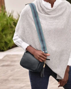 Soft Leather Bag With Tassel^Pure Collection Hot