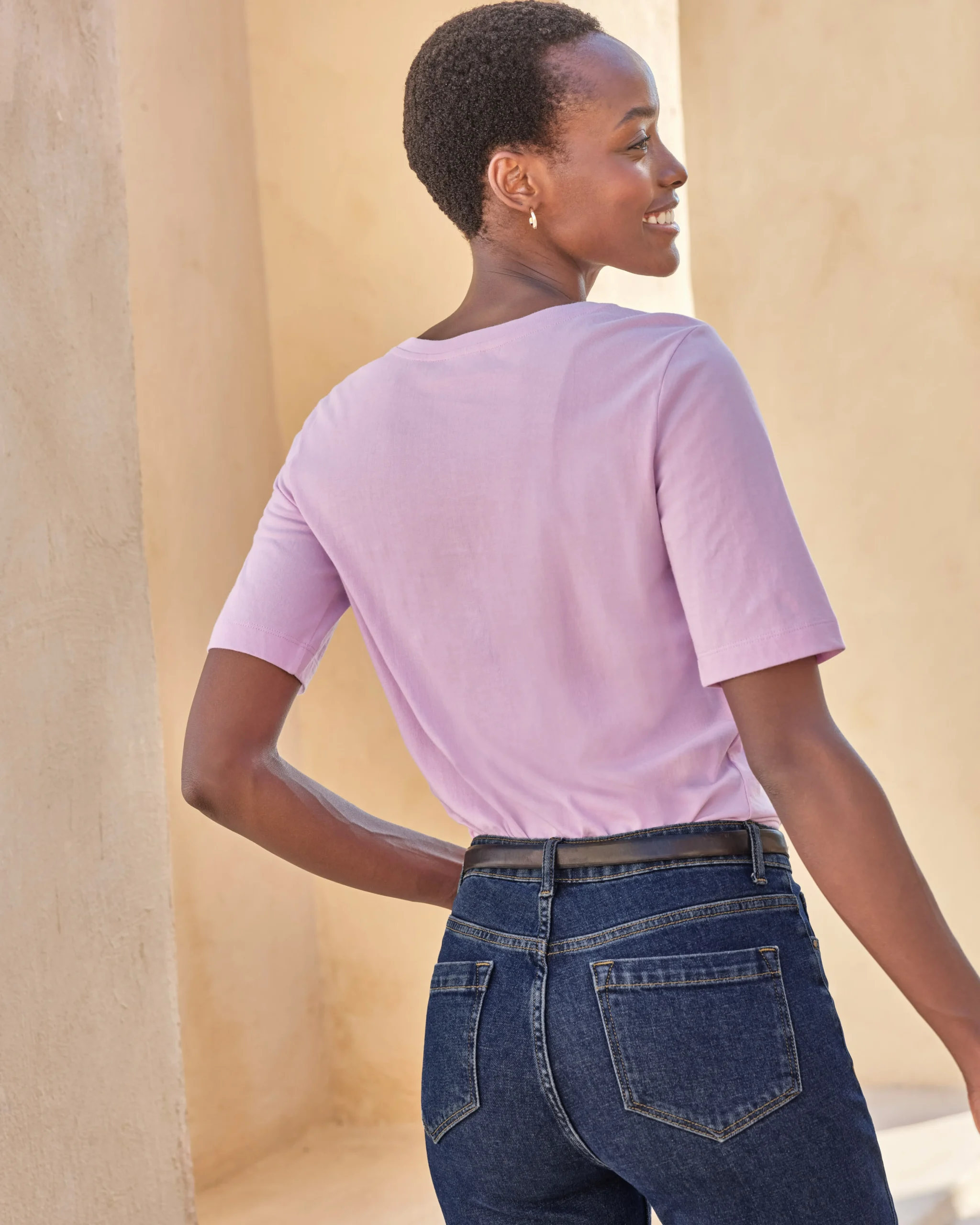Super Soft Cotton T Shirt^Pure Collection Hot