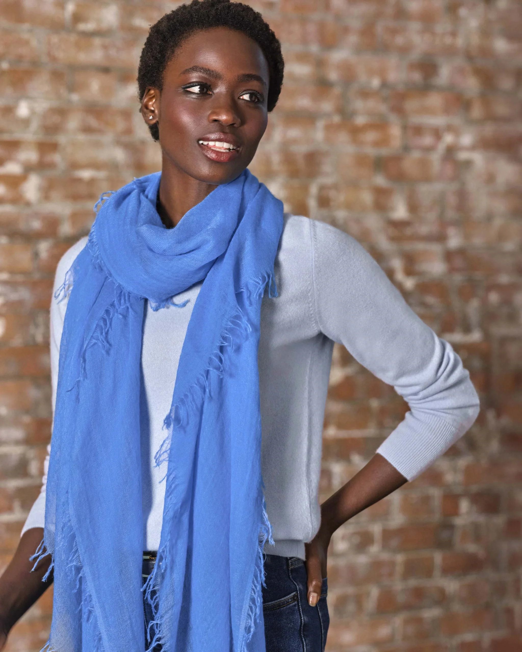 Ultra Fine Cashmere Scarf^Pure Collection Sale
