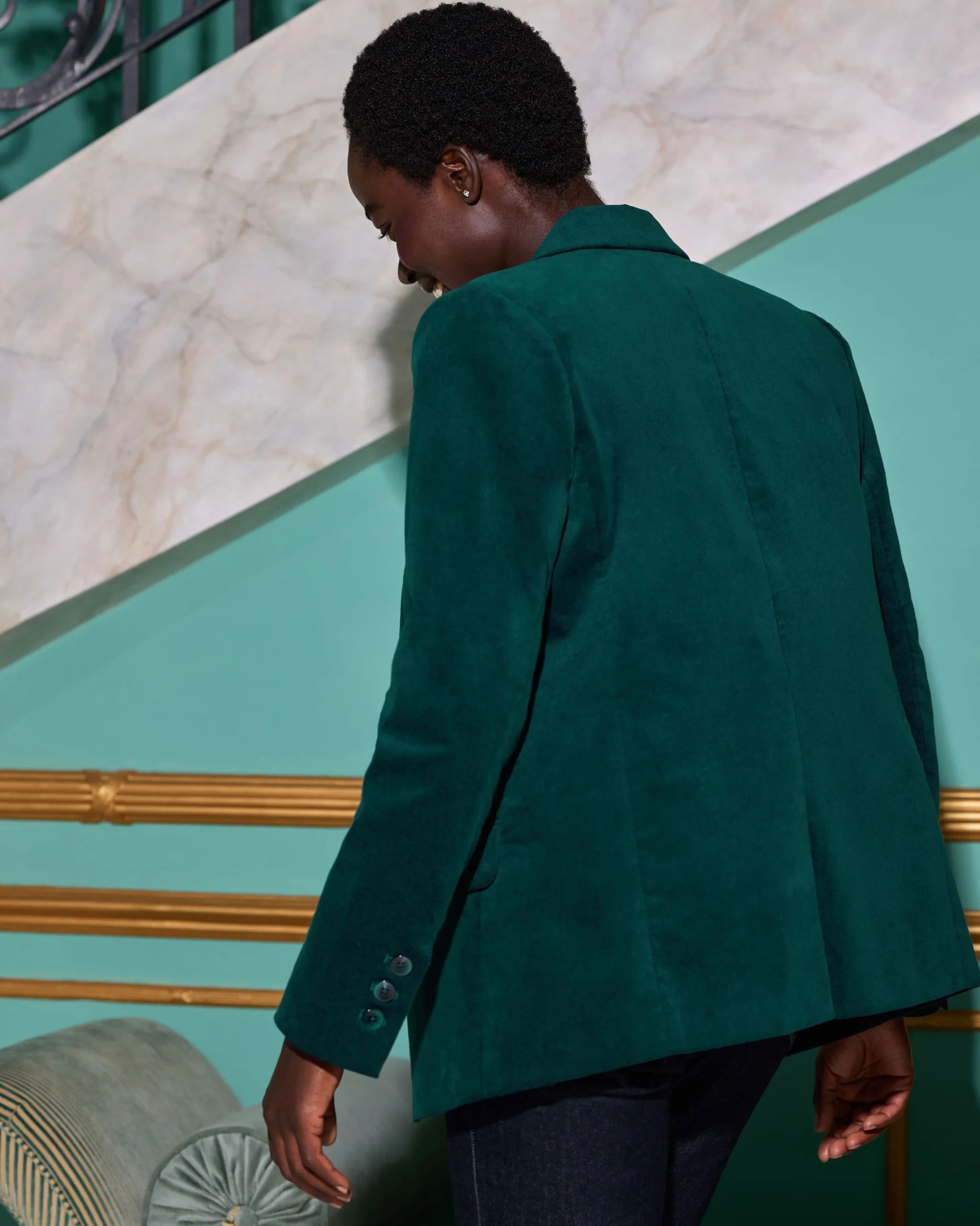 Washed Velvet Jacket^Pure Collection Online