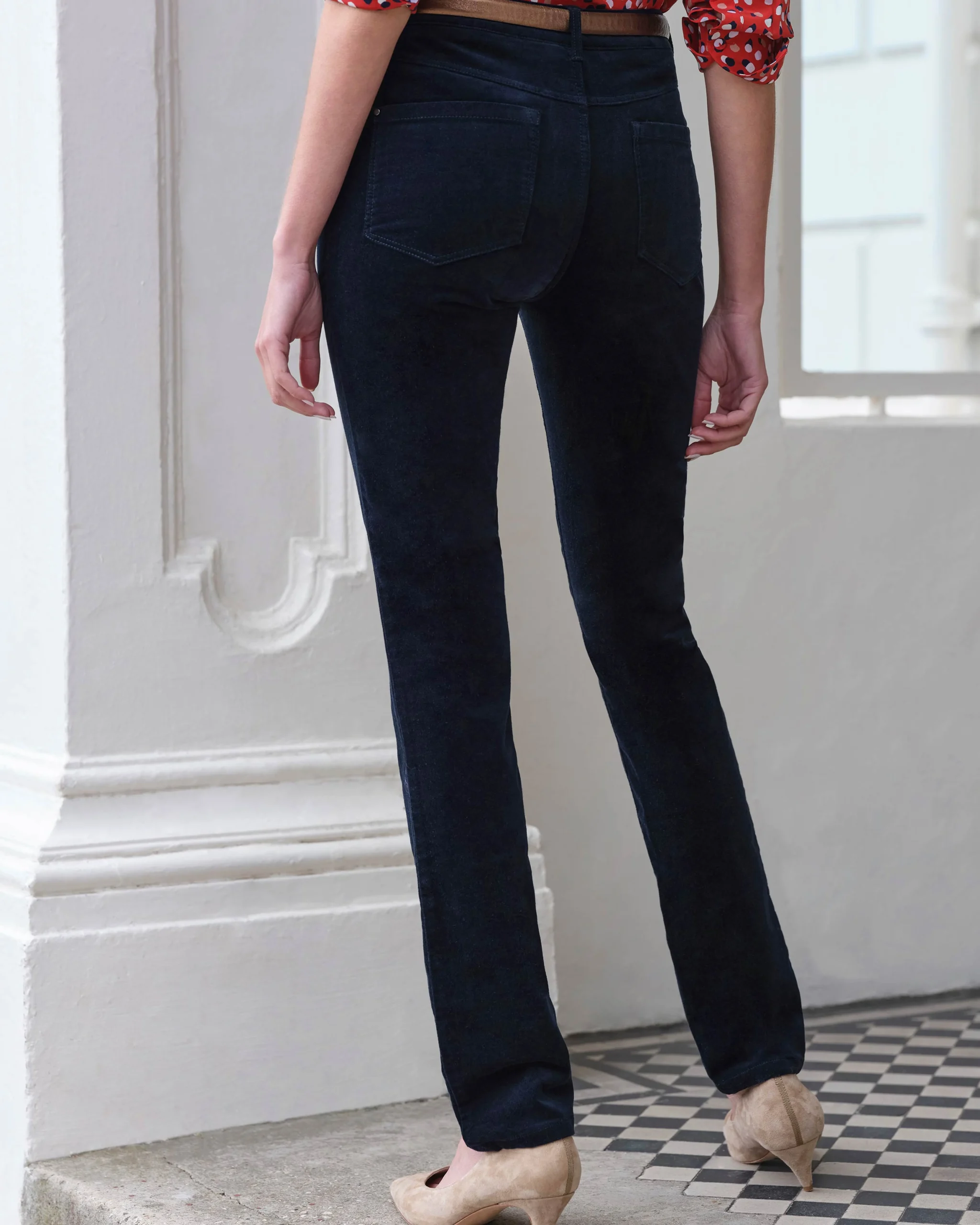 Washed Velvet Jean^Pure Collection New