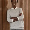 Womens Cashmere Boyfriend Sweater^Pure Collection Hot