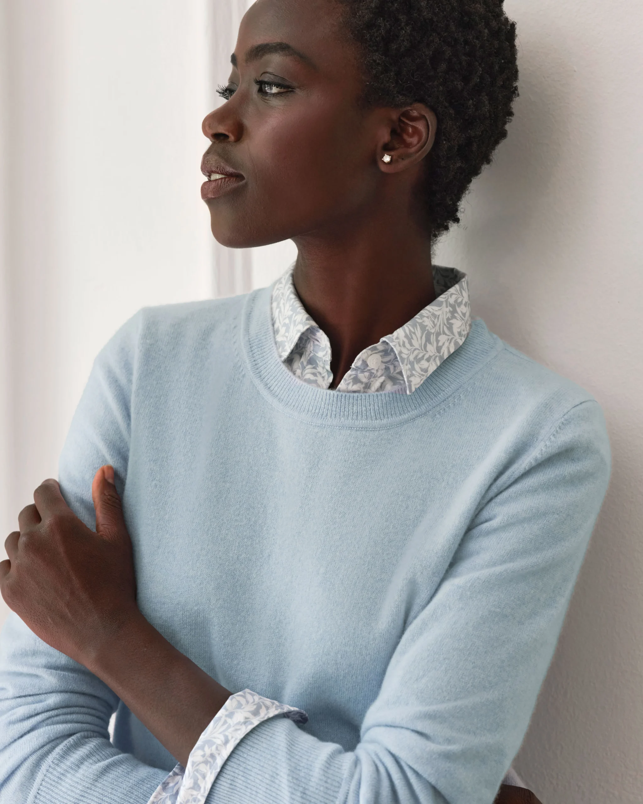 Womens Cashmere Boyfriend Sweater^Pure Collection Sale