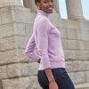Womens Cashmere Polo Neck Sweater^Pure Collection Outlet