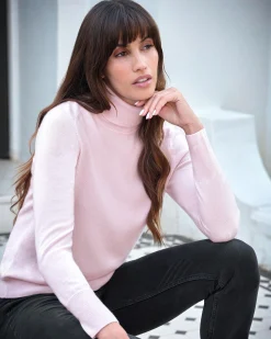 Womens Cashmere Polo Neck Sweater^Pure Collection Sale