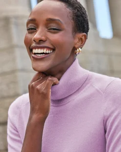 Womens Cashmere Polo Neck Sweater^Pure Collection Outlet