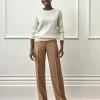 Wool Blend High Waist Trouser^Pure Collection Hot