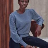 Wool Cashmere Lacy Sleeve Sweater^Pure Collection Discount